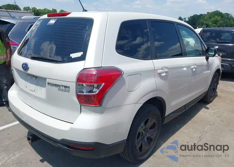 2014 Subaru Forester 2.5I z USA, uszkodzony, nr VIN JF2SJAAC1EH459911